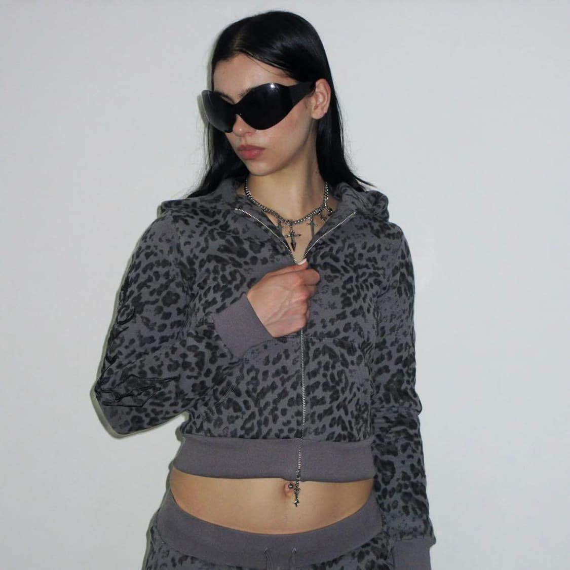 Named collective leopard print hoodie 상품이미지1