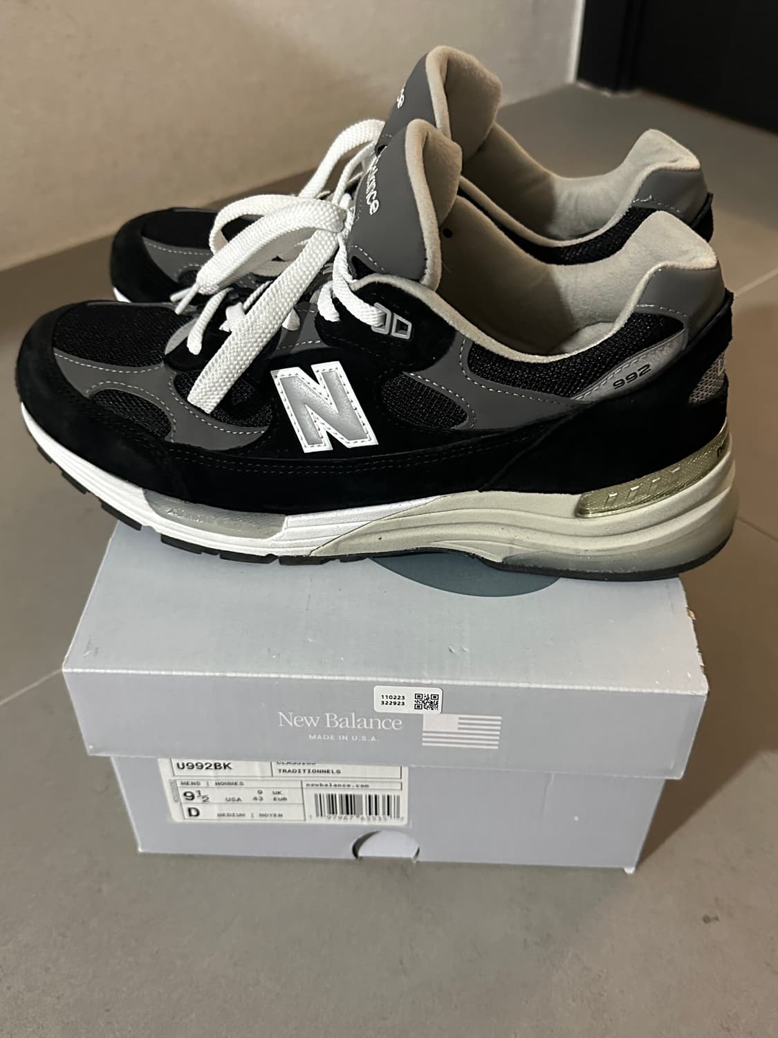 뉴발 992 코어블랙 275 상품이미지2