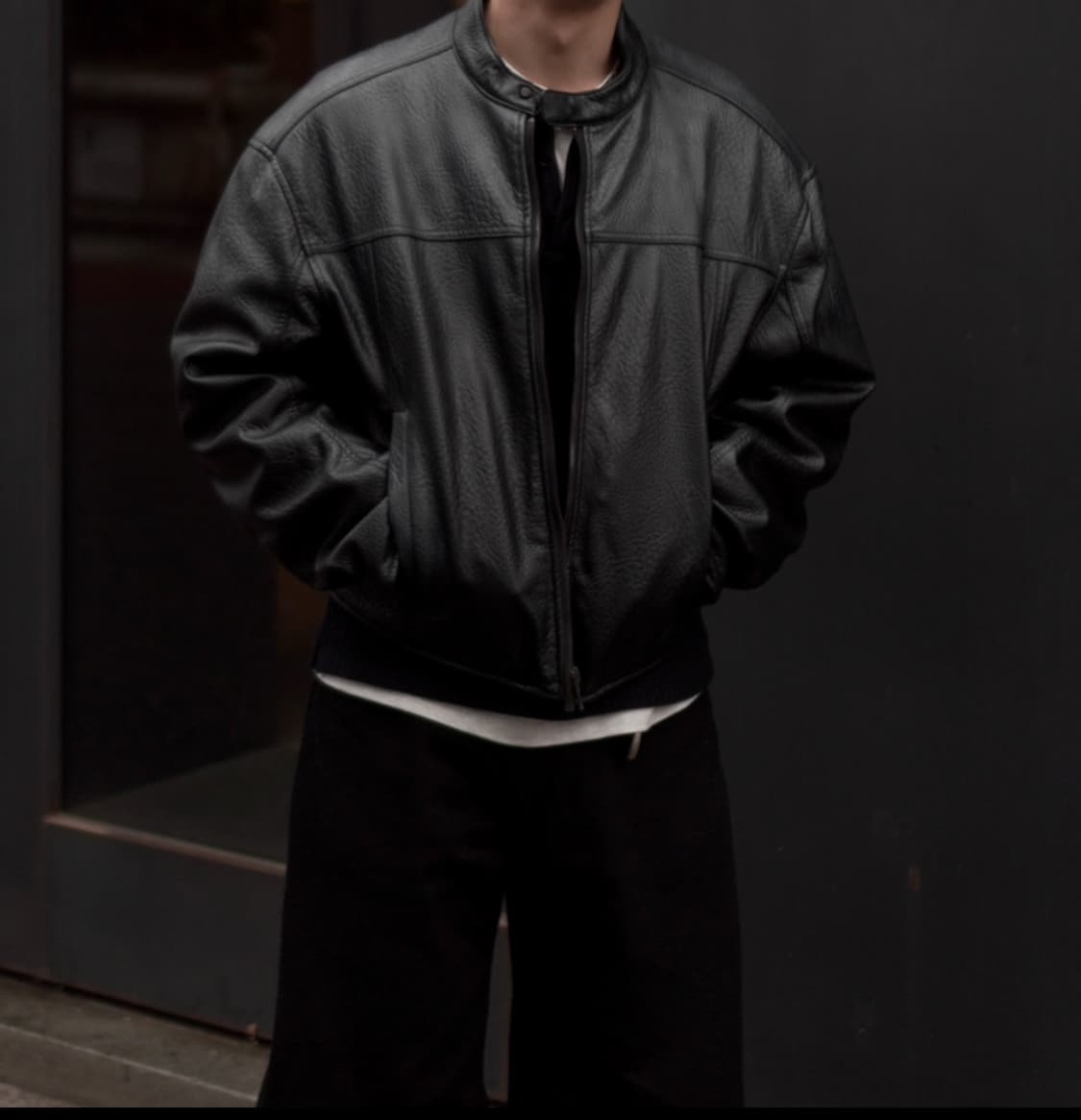 자라 레더자켓 L 상품이미지3