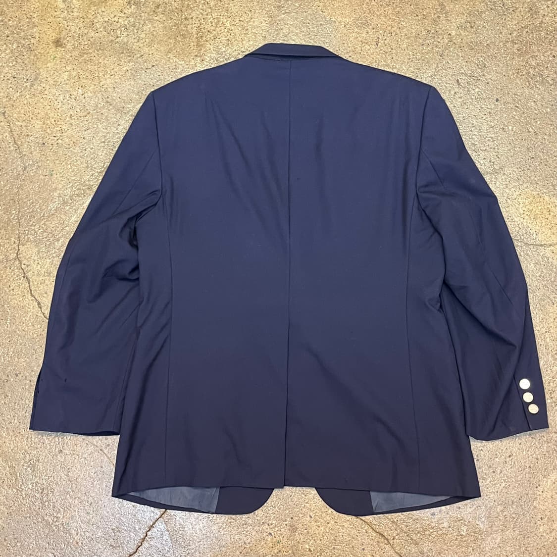 미국 빈티지 버버리 네이비 금장 블레이저 자켓 상품이미지7