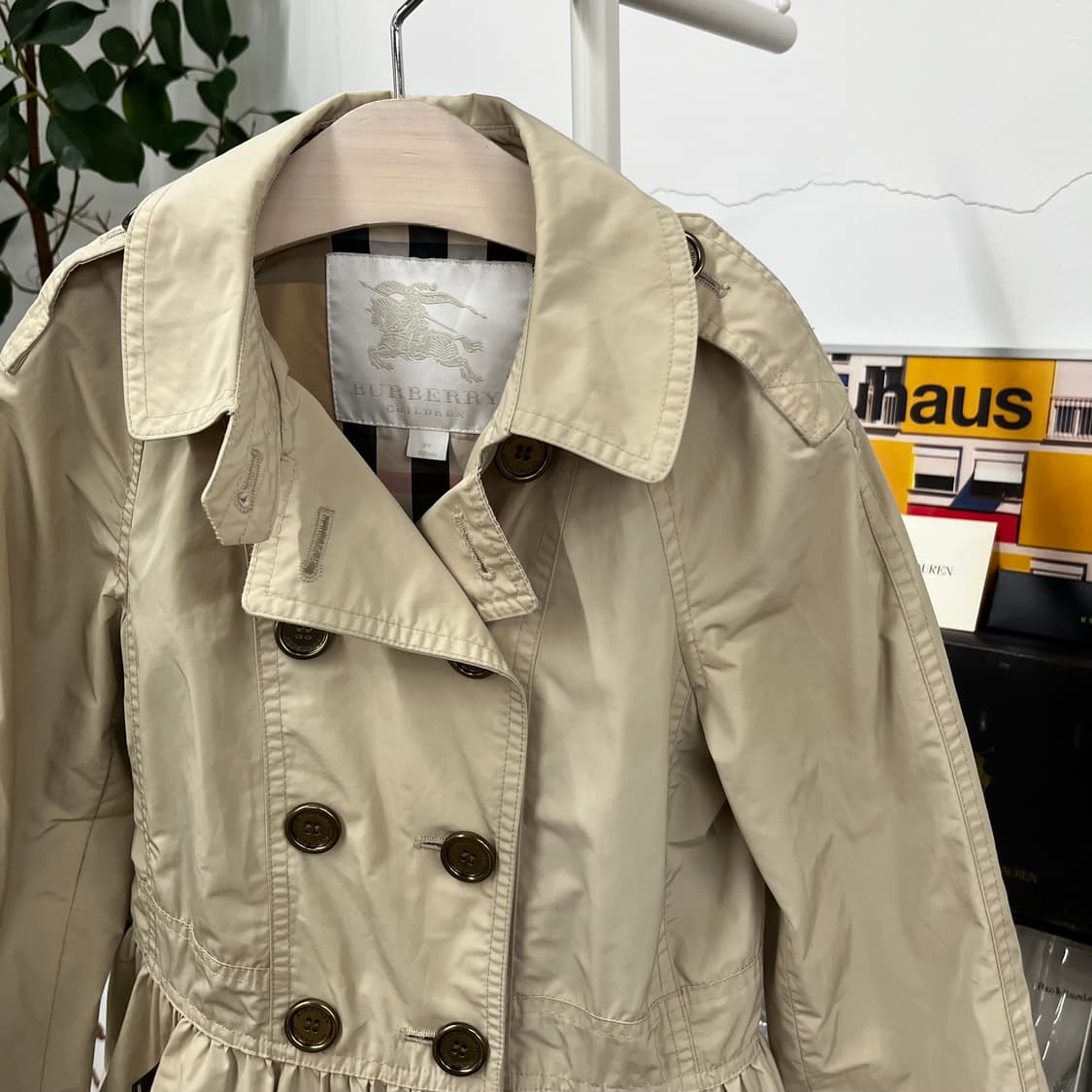 버버리 키즈 트렌치 원피스 8y 상품이미지2