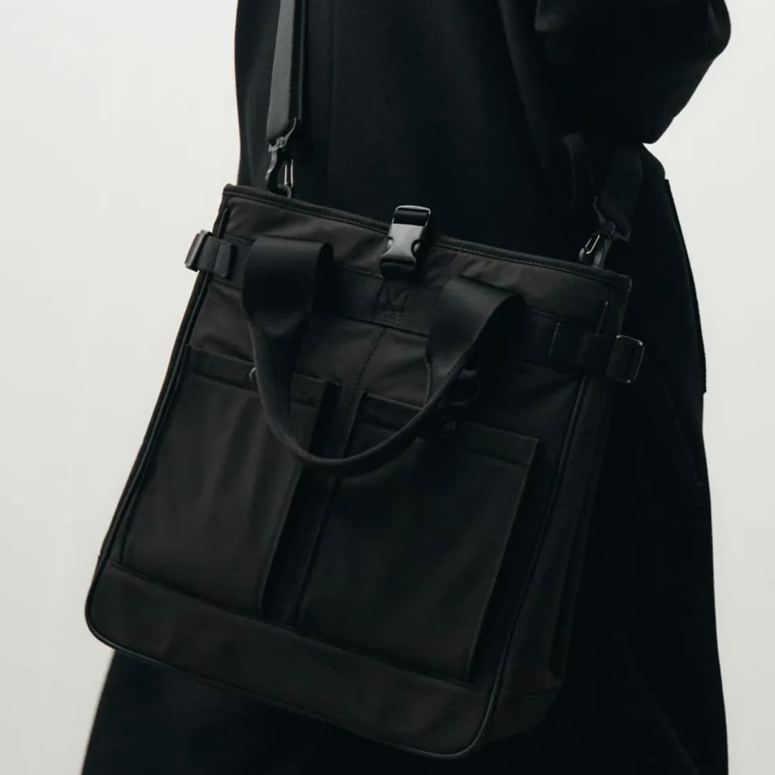 드로우핏 어베인 카운티 크로스 토트백 블랙 상품이미지4