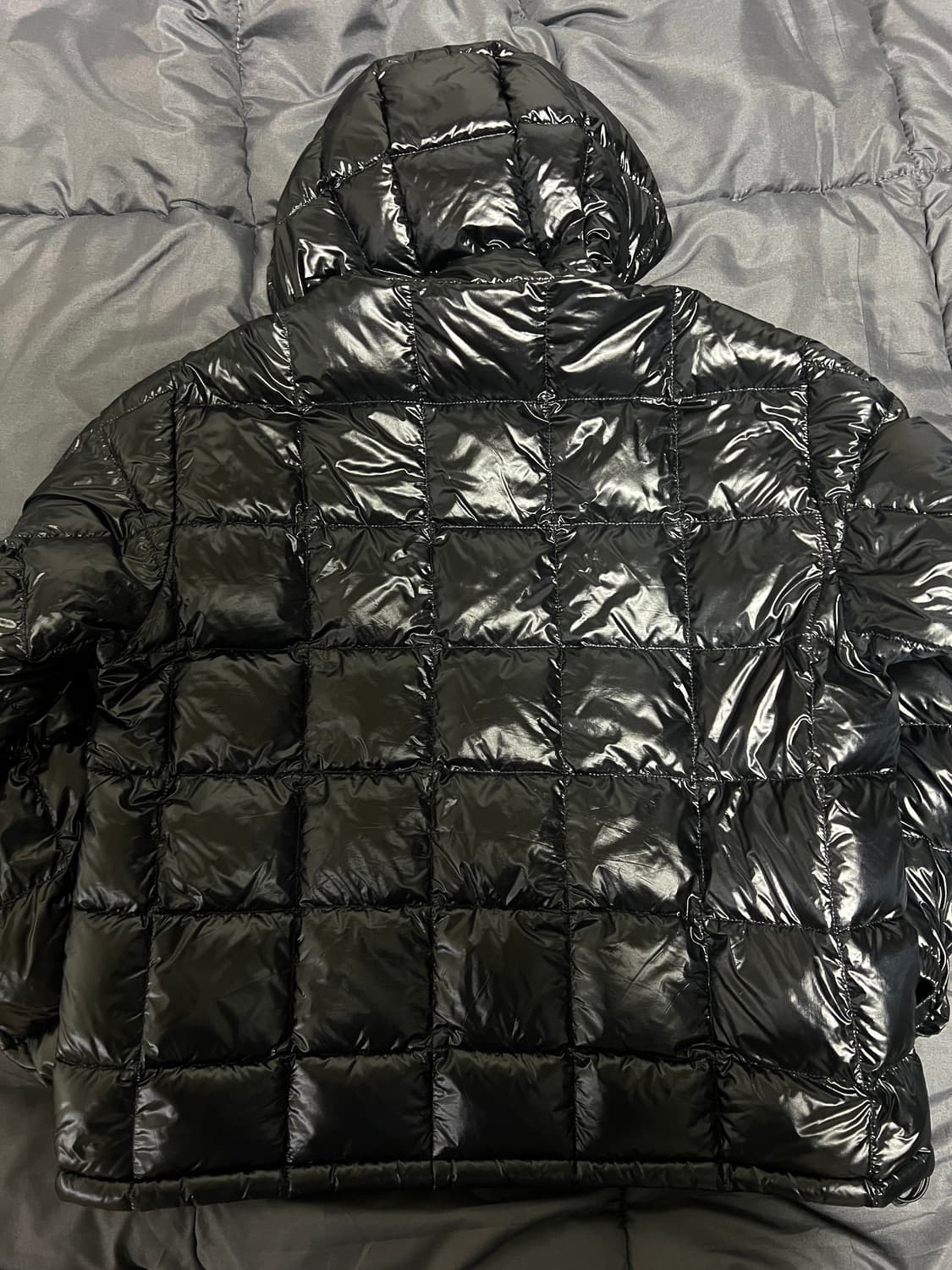 m사이즈 스투시 미드웨이트 푸퍼 퍼퍼 유광블랙 상품이미지2