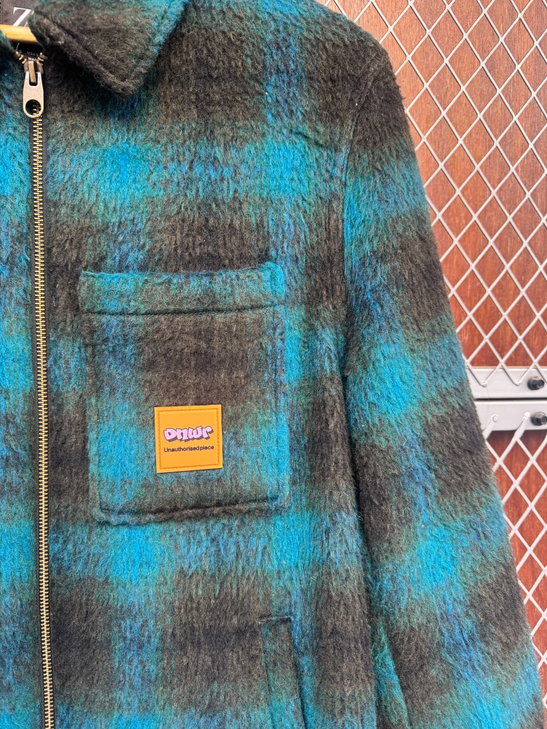 ZARA 자라 체크 플라넬 집업 자켓 S 상품이미지5