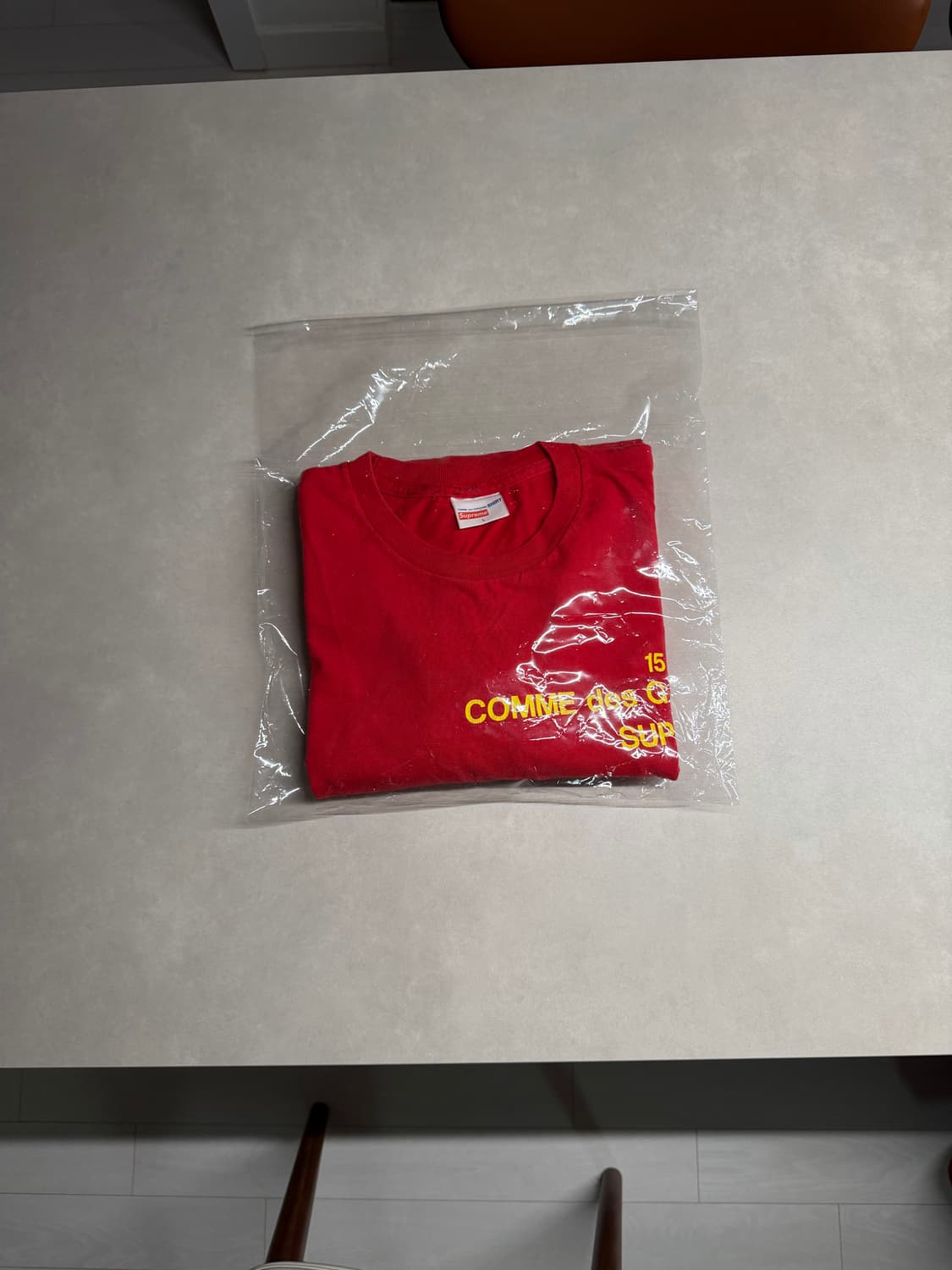 꼼데가르송 슈프림 롱슬리브 긴팔티 Made in USA🇺🇸 상품이미지4