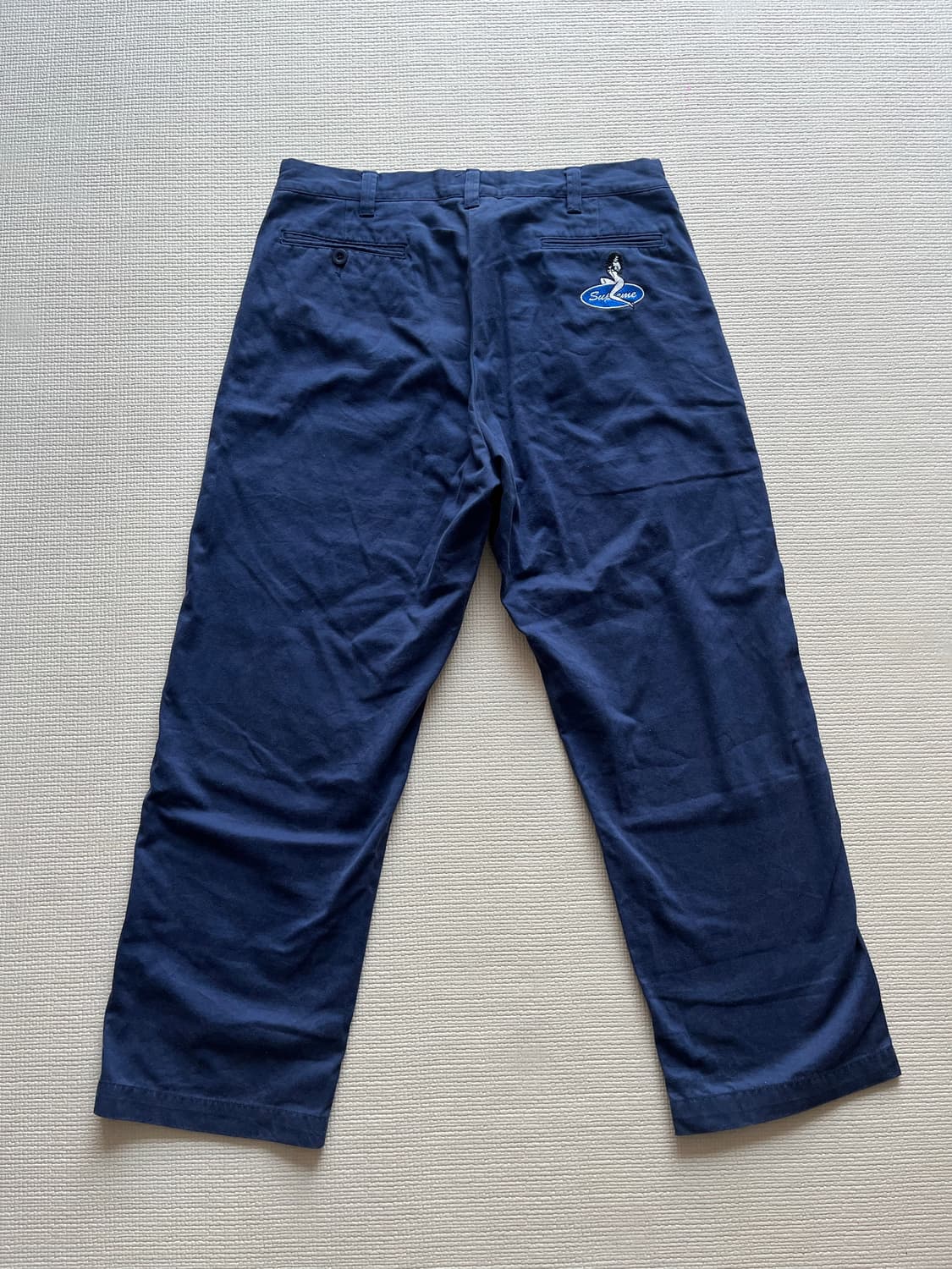 슈프림 핀업걸 치노 팬츠 네이비 상품이미지2