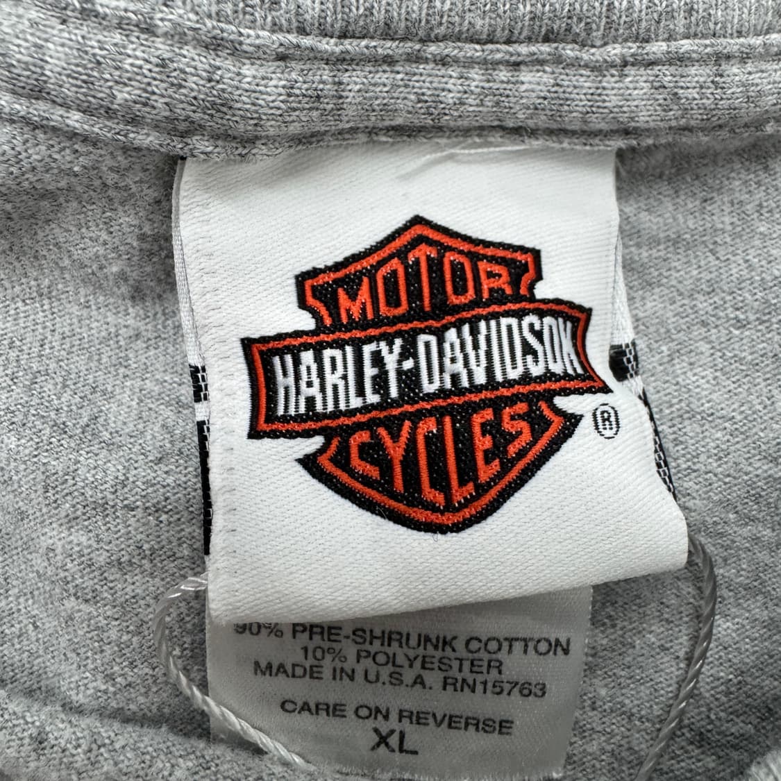 할리데이비슨 00s 블루 플레임 불꽃 롱슬리브 상품이미지8