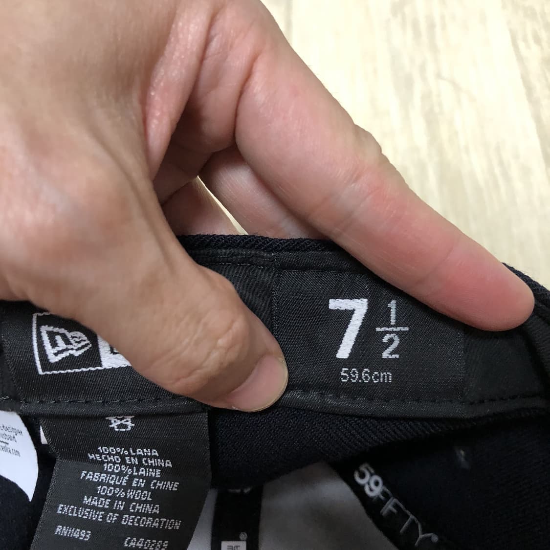 (59.6 cm) 뉴에라 X 페이스오카 F 로고 59피프티 모자 네이비 상품이미지8