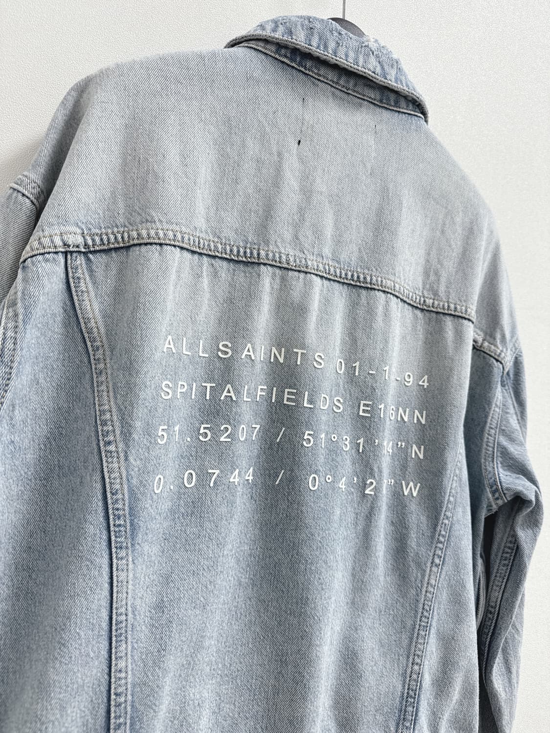 올세인츠 연청 데님 자켓 상품이미지8
