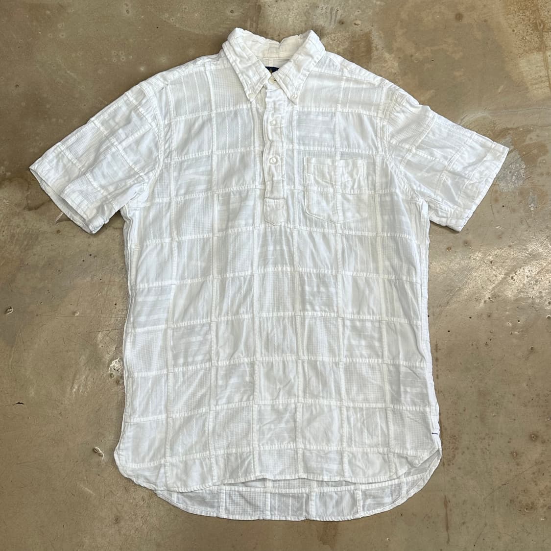 M 폴로랄프로렌 화이트 워크 반팔 셔츠 상품이미지2