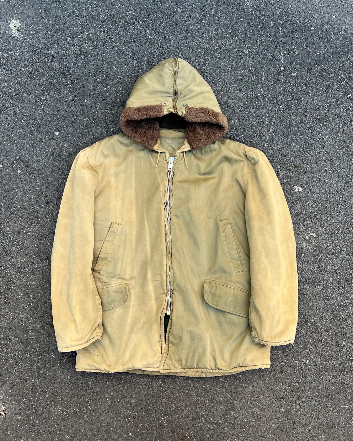 [L] 70s 선페이드 밀리터리 파카 상품이미지1