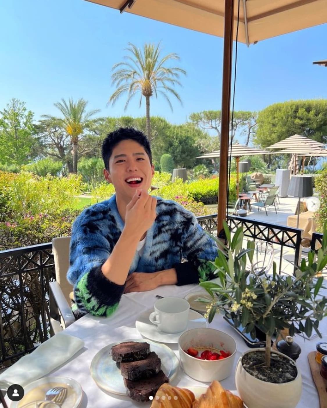 [박보검님 착용] 셀린느 23ss 선셋 자카드 가디건 상품이미지3