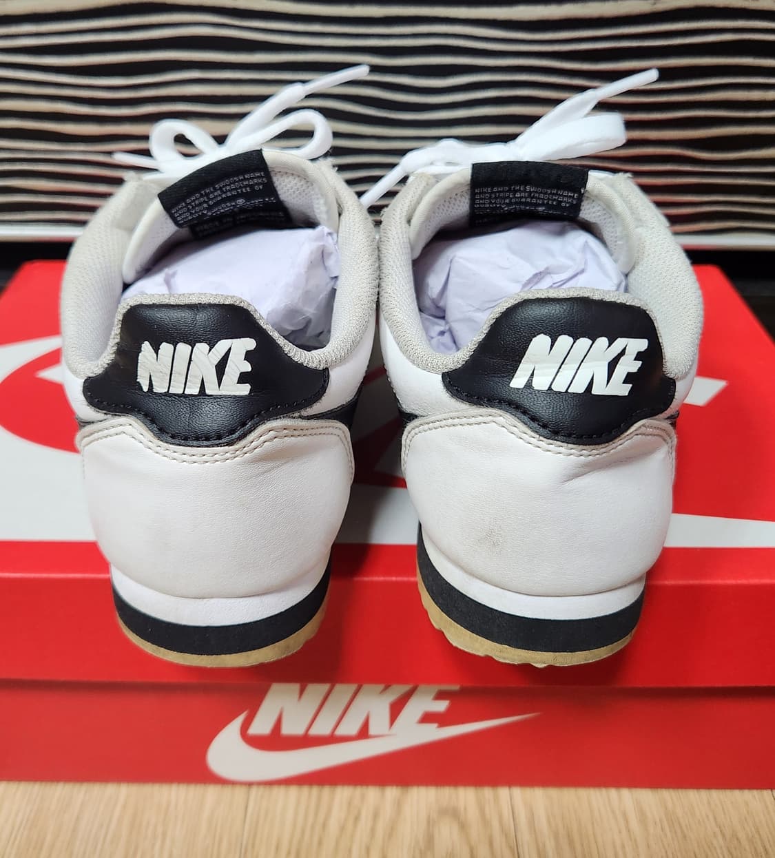 Nike 나이키 클래식 코르테즈  화이트블랙 807471-101 스니커즈 상품이미지5