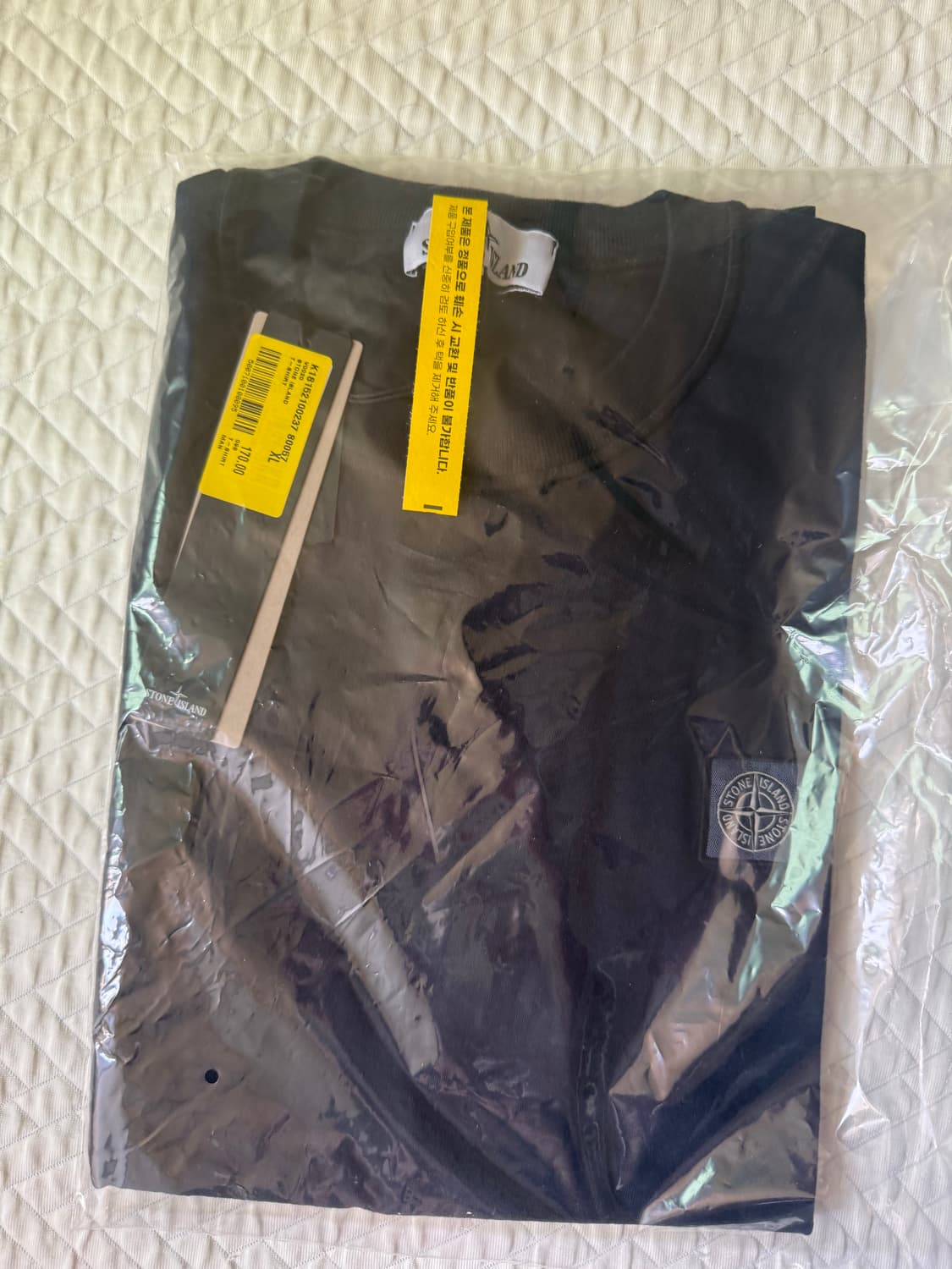 (정품) 스톤아일랜드 25ss 반팔 네이비 XL 상품이미지6