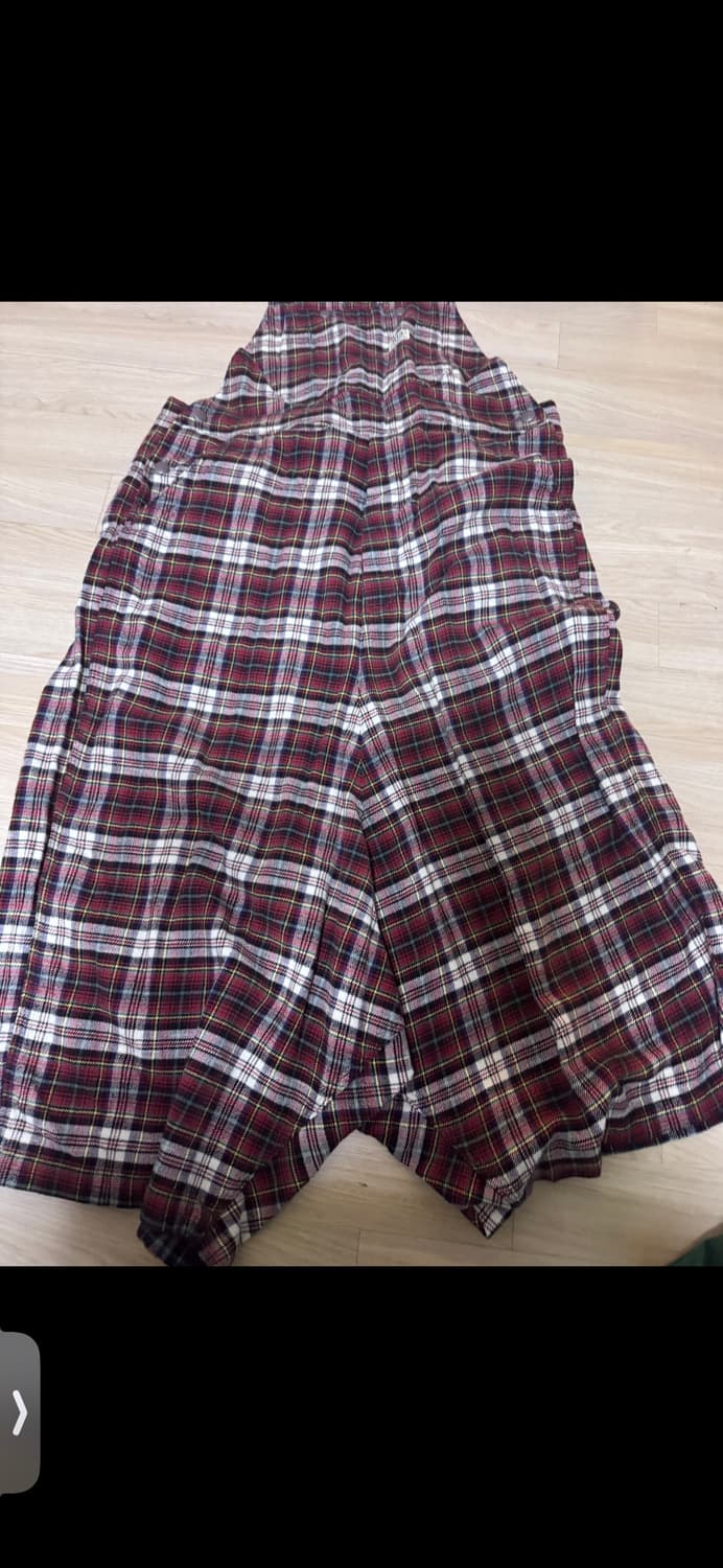 R13정품 체크 점프수트 미착용 상품이미지4