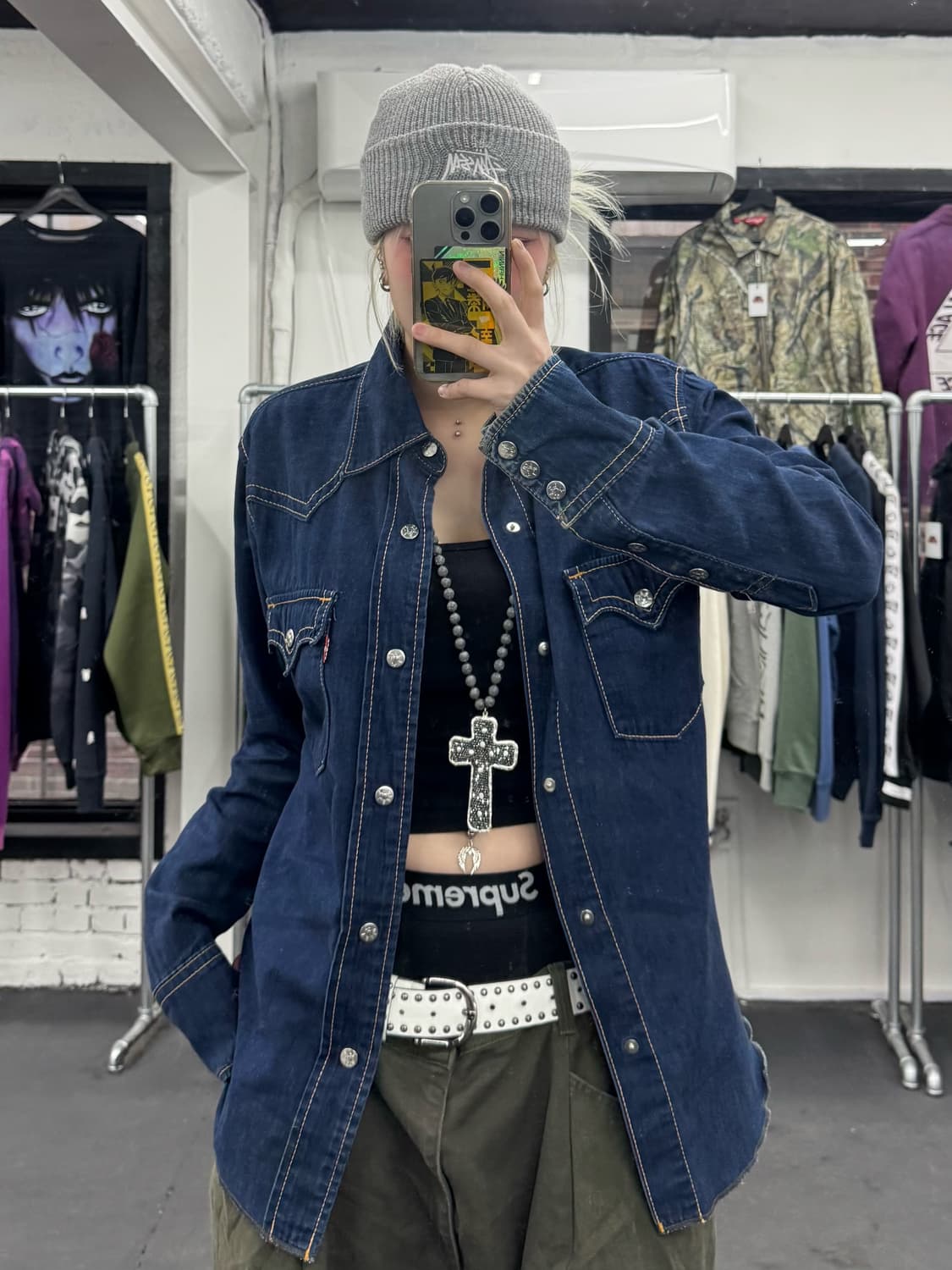 리바이스 데님셔츠 상품이미지2