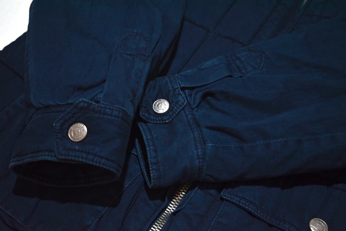 Armani jeans 90s indigo quilting jacket 상품이미지4