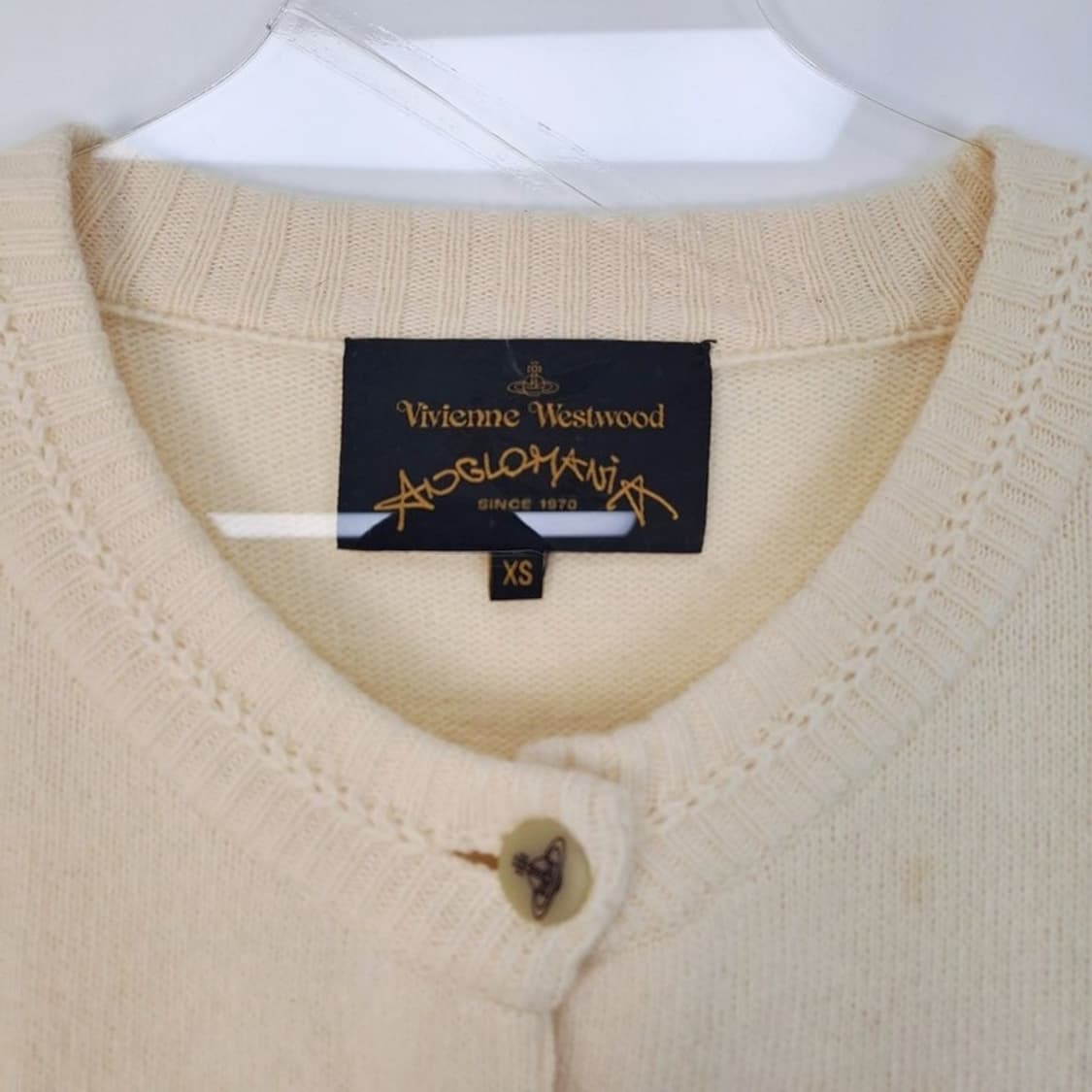 비비안웨스트우드 앵글로매니아 로고 가디건 상품이미지3