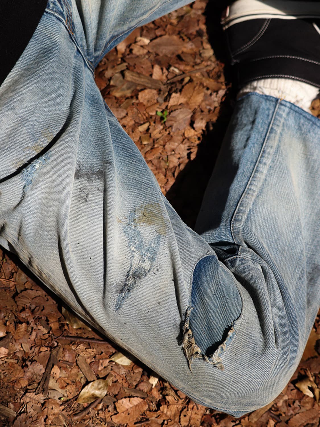 안셀름 wism 별주 테이퍼드 데님 상품이미지3