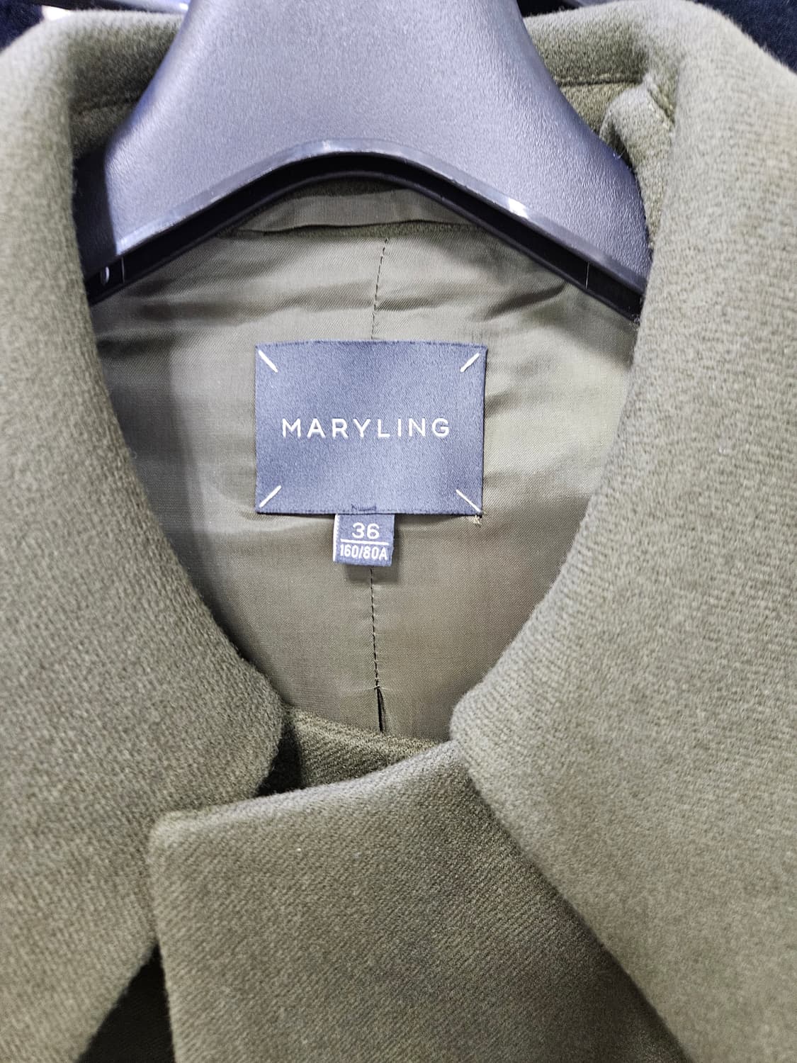 메릴링(MARYLING) 울 롱 코트 상품이미지6