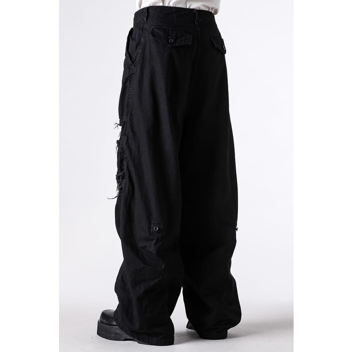 새상품 율리우스 10oz 블랙 배기 데님트라우저 3사이즈 상품이미지10