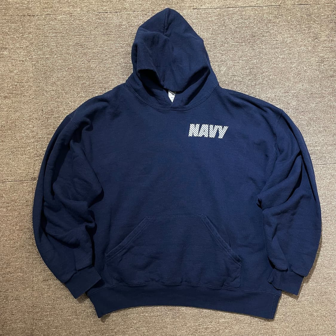 (L) USA Soffe NAVY 밀리터리 미해군 후드티    상품이미지1