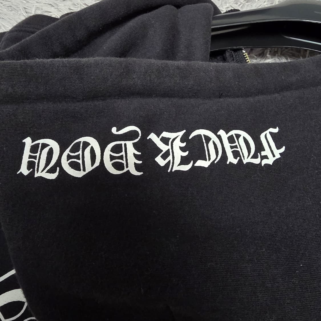 00s 한국초판 크롬하츠 홀스슈 퍽유 써멀 후드집업 상품이미지6