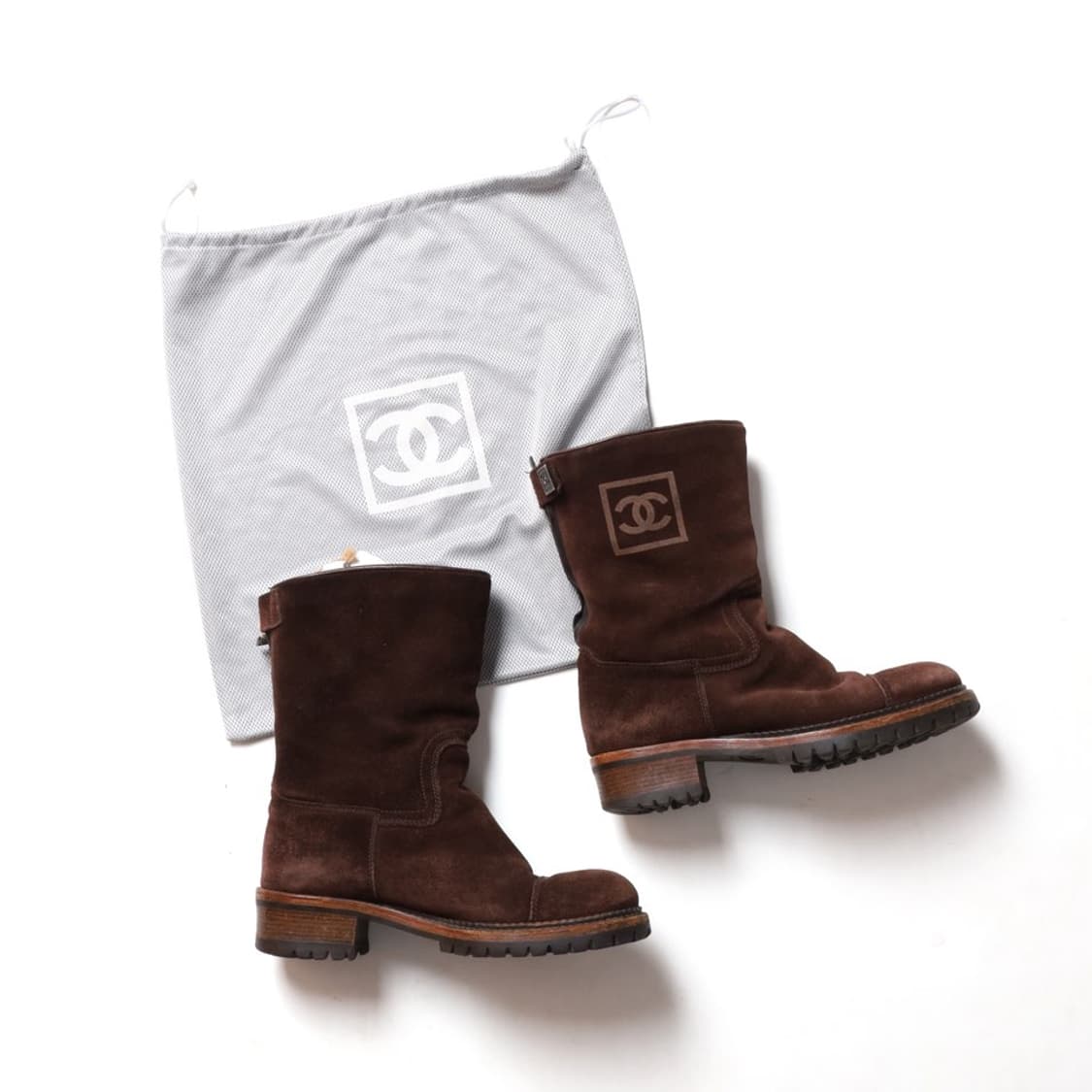 90's 샤넬 Chanel COCO Mark Short Boots 상품이미지1