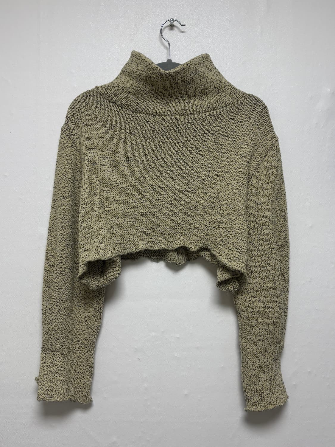 빈티지 크롭 하이넥 가디건  상품이미지3