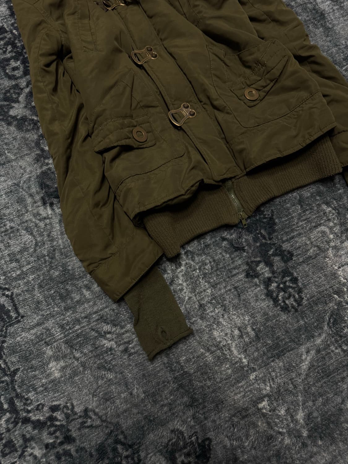 Sly 00s archive trimming fur military ja 상품이미지4