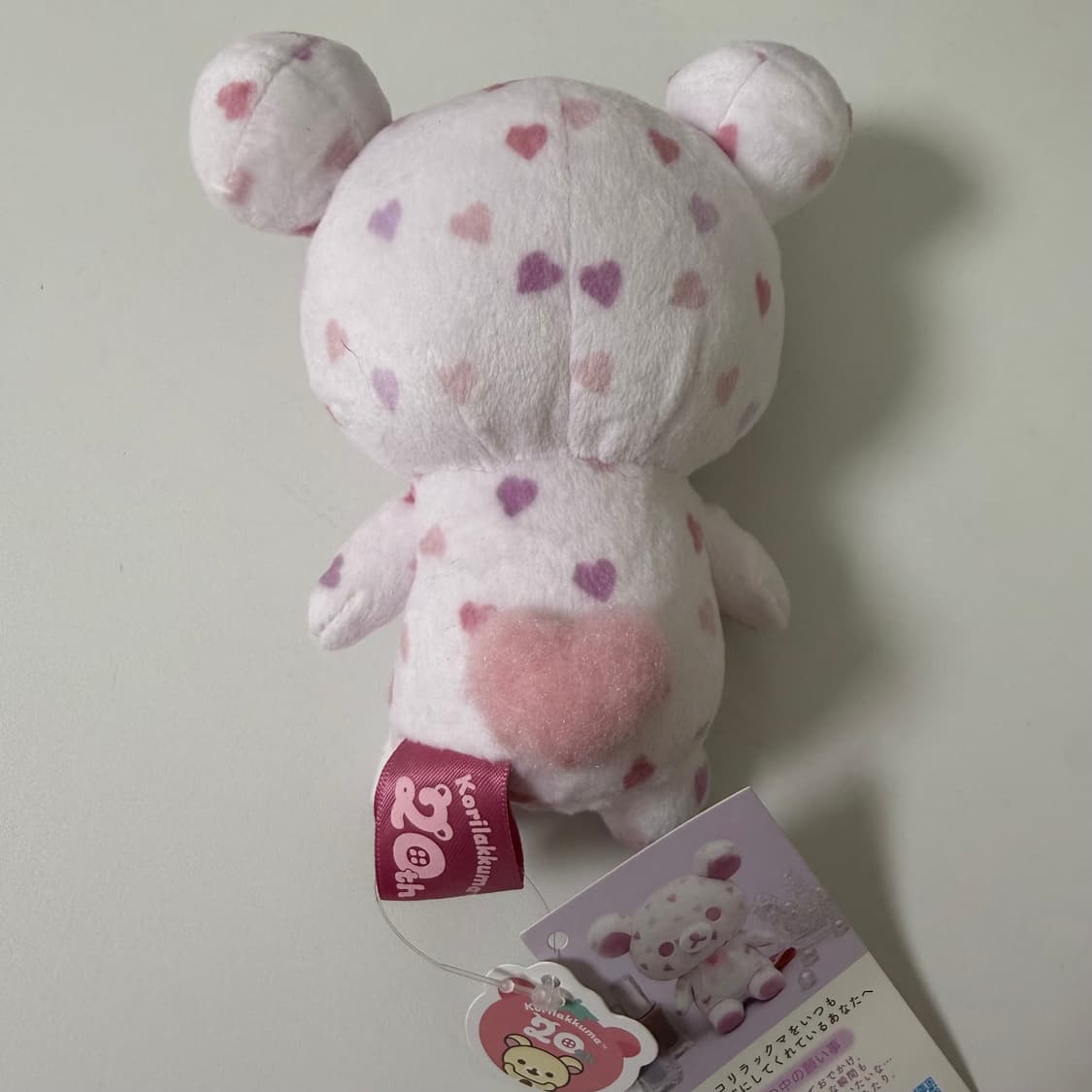 리락쿠마 20주년 1+5 colors 하트 도트 인형 상품이미지2
