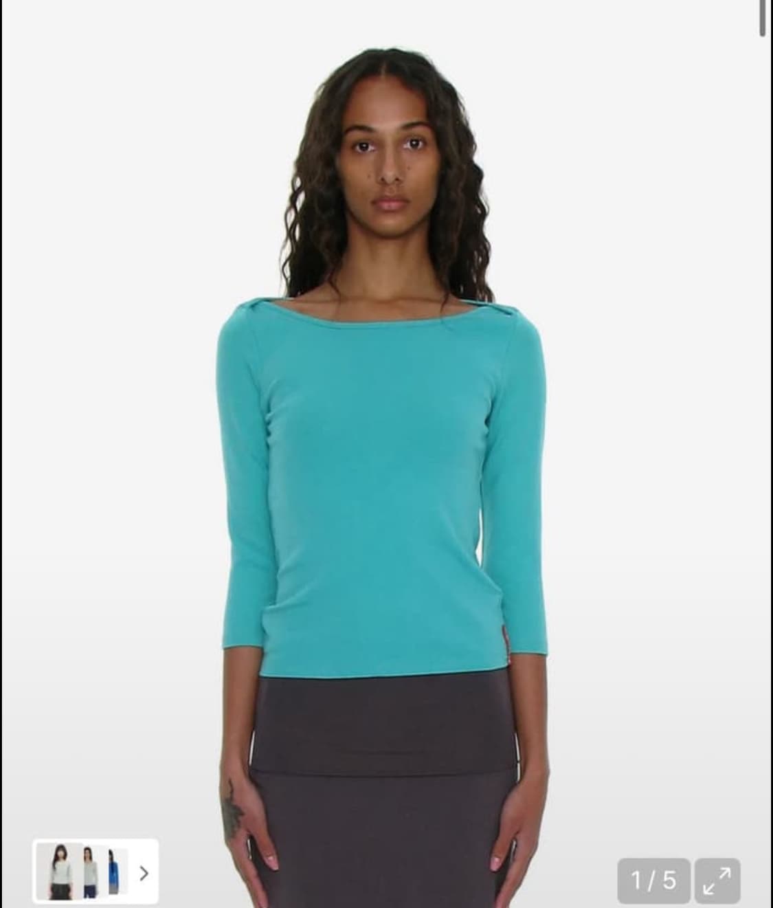 파르티멘토 우먼 에메랄드 슬리브리스 상품이미지1