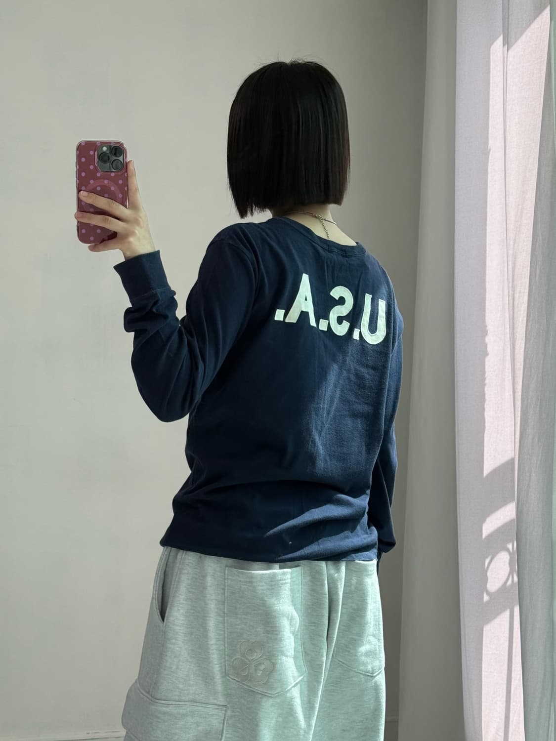 폴로 빅포니 네이비 롱슬리브 상품이미지3