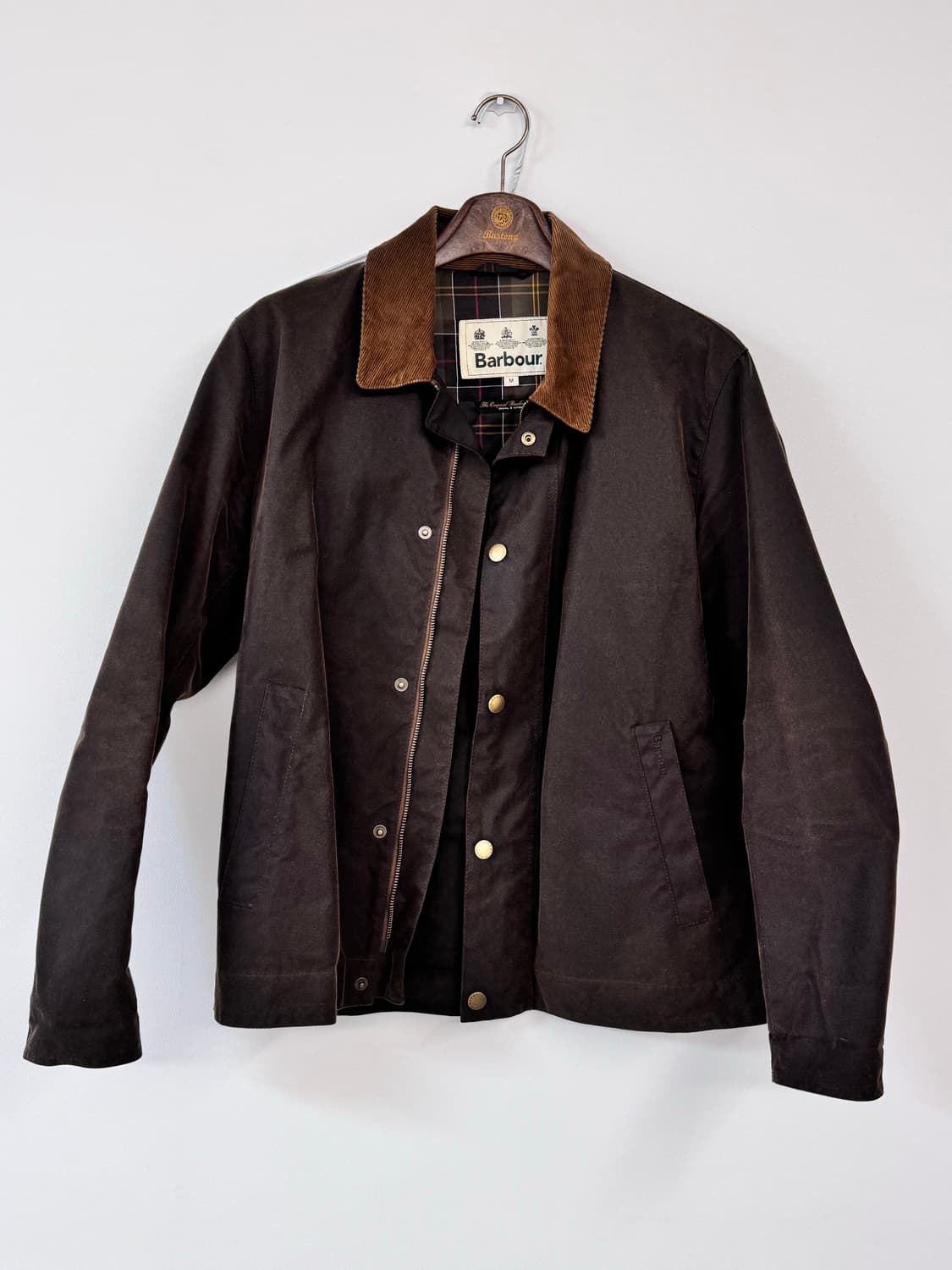 바버 밀튼 밀턴 왁스자켓 브라운 상품이미지2