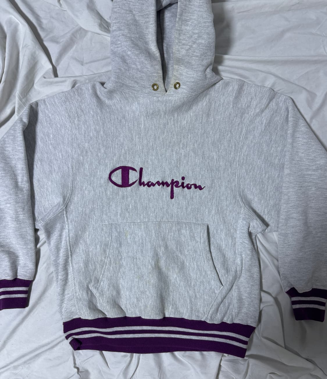 90s usa 챔피온 리버스위브 후드티 상품이미지3