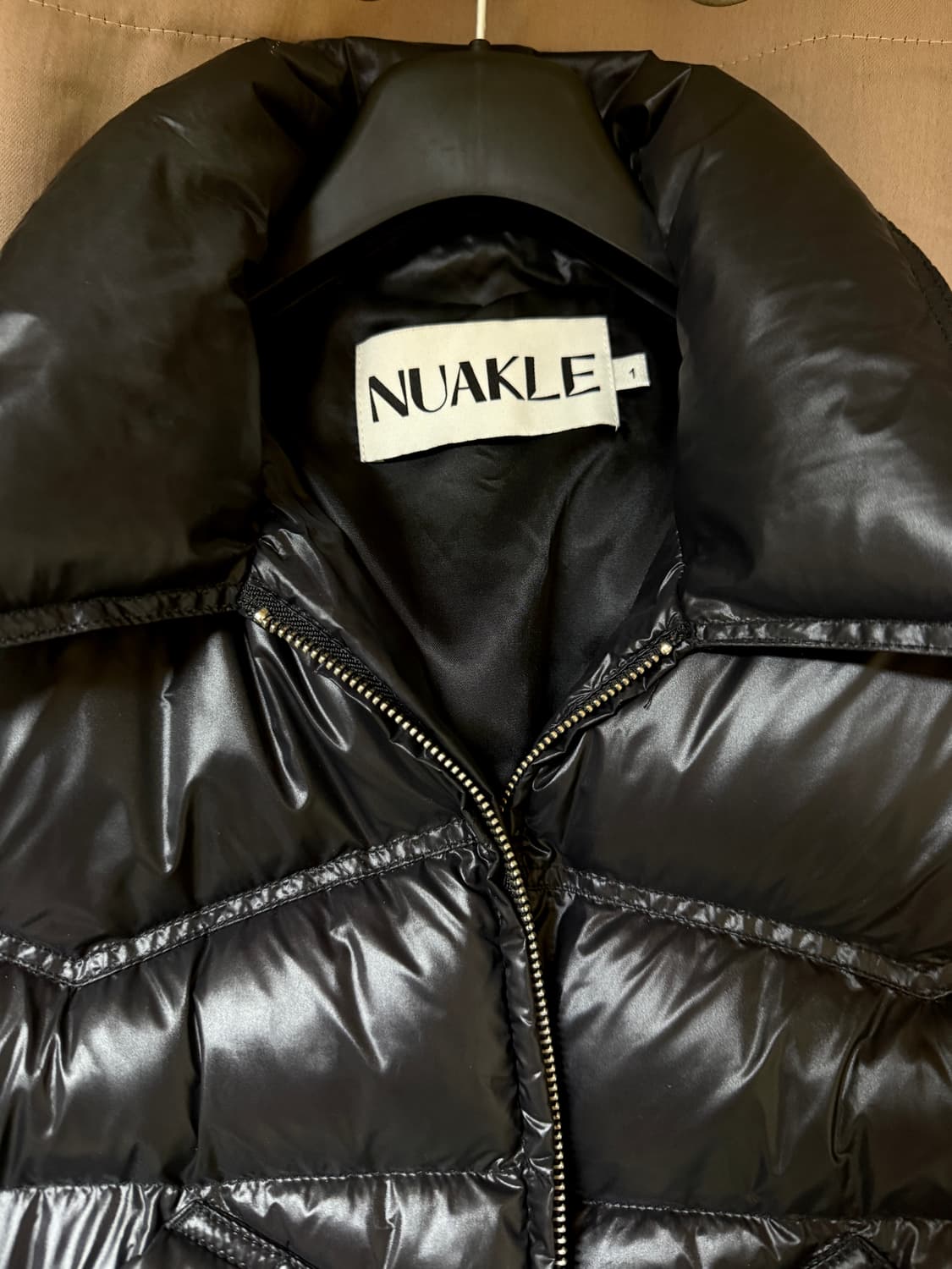 누아클레 웨스턴 카라 숏패딩 상품이미지4