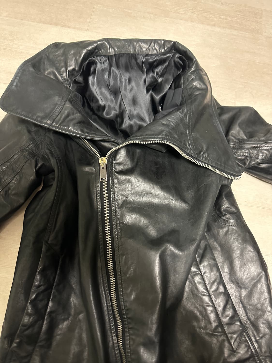 릭오웬스 바우하우스 몰리노 레더자켓 52사이즈 상품이미지5