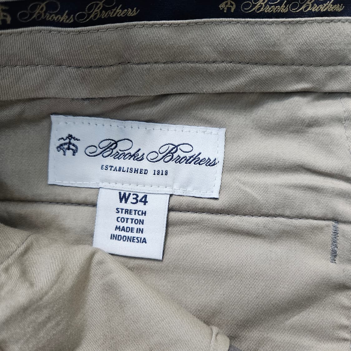 W34 브룩스브라더스 슬림 핏 치노 팬츠0312Y 상품이미지3