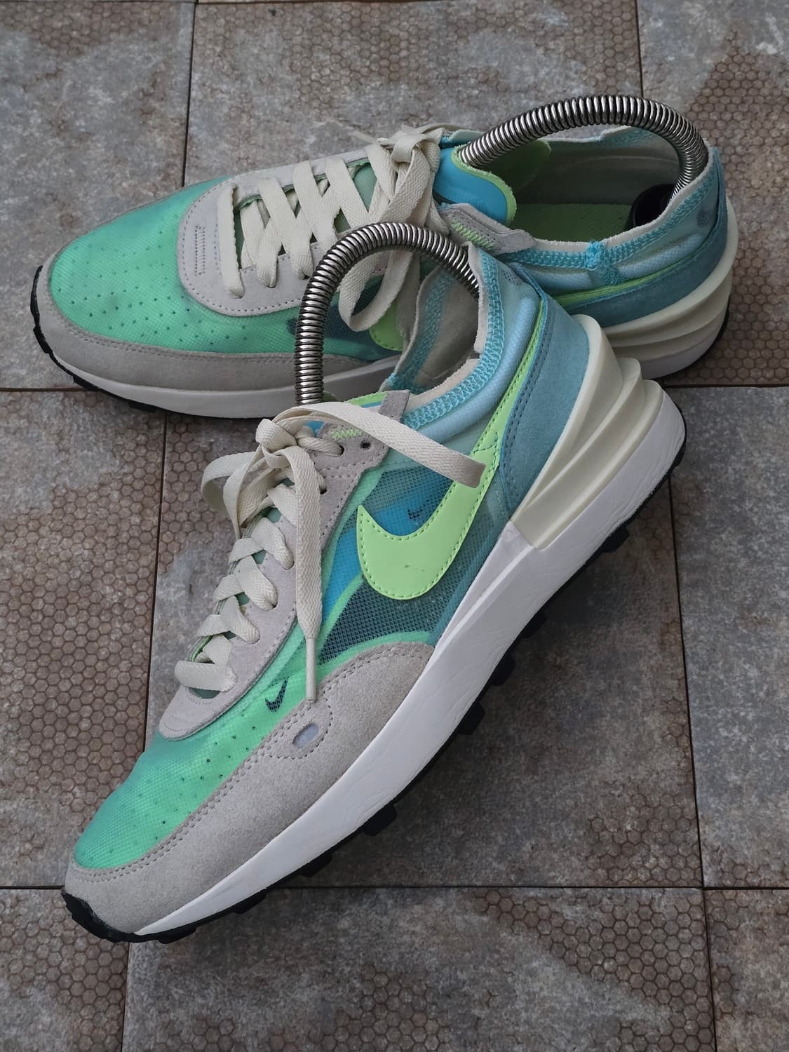 (250)나이키 와플 원 블리치드 아쿠아 상품이미지3