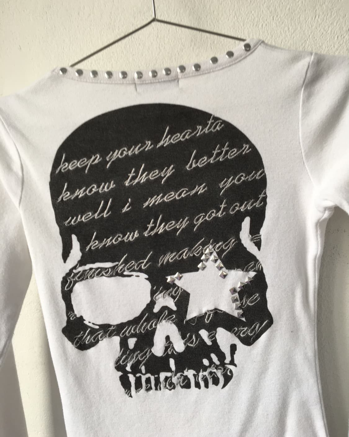 Back skull printing sleeve 상품이미지4