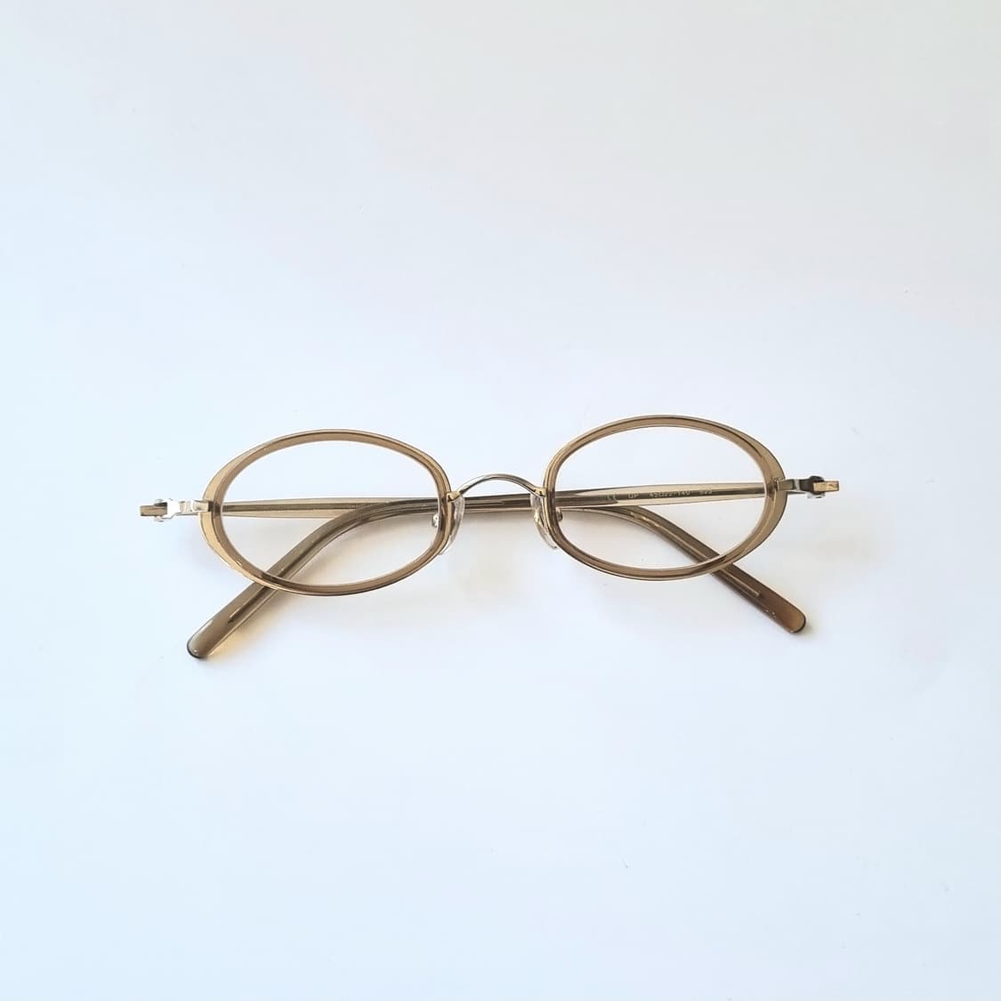 데드스탁 빈티지 미니멀 오벌쉐입 솔텍스 안경테 0004 상품이미지1