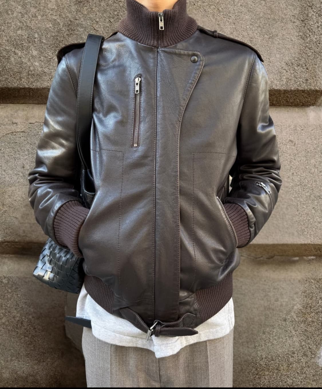Martin Margiela 07AW Leather Bomber 상품이미지1