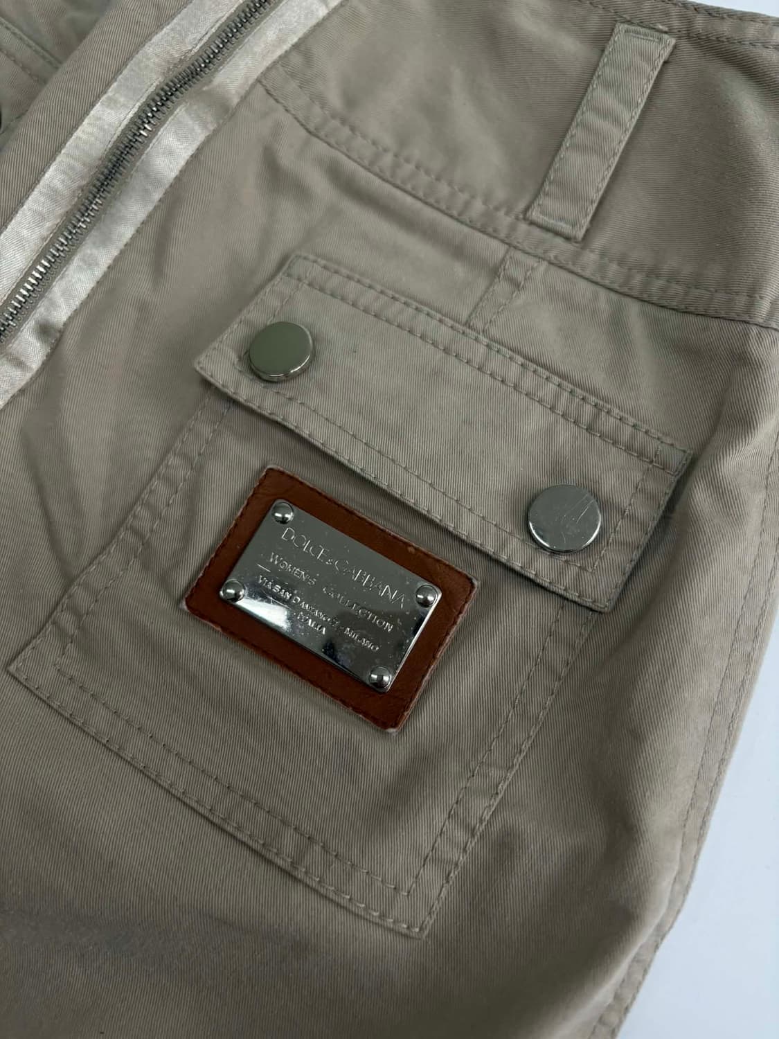 [44/55] 돌체앤가바나 00s 아카이브 y2k 유틸리티 카고 미니 스 상품이미지6
