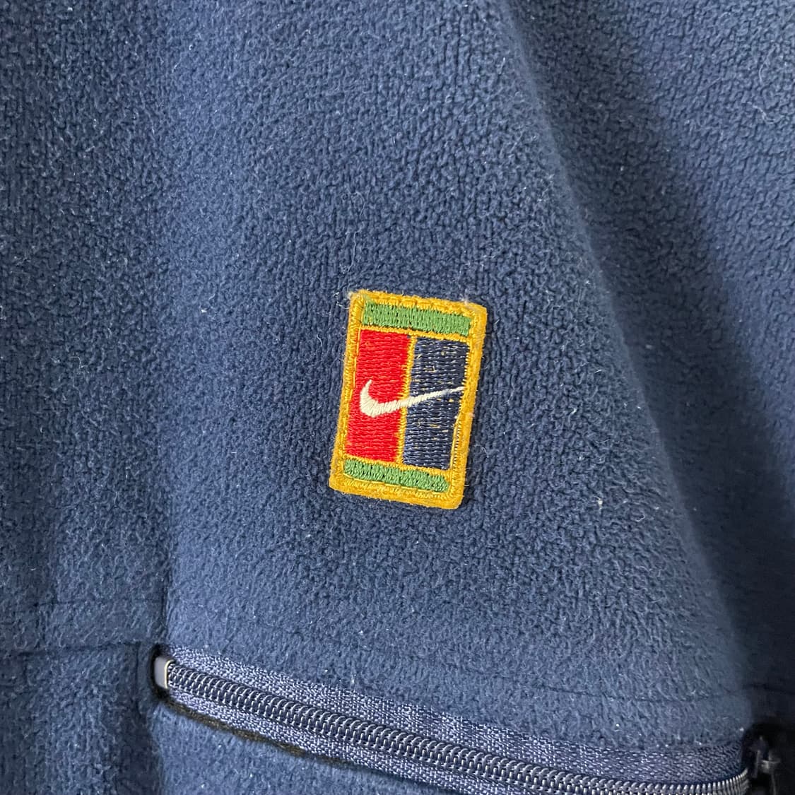 나이키 블루 테니스로고 후리스 상품이미지6