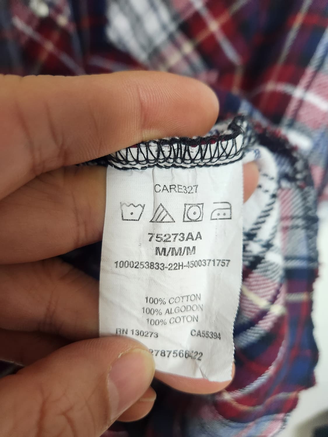 랭글러Wrangler 웨스턴 플란넬 셔츠 M - S66 상품이미지5