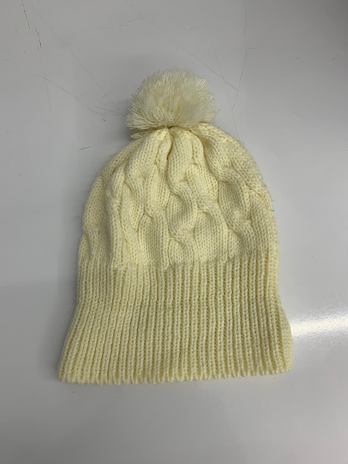 아이보리 폼폼이 비니 상품이미지2