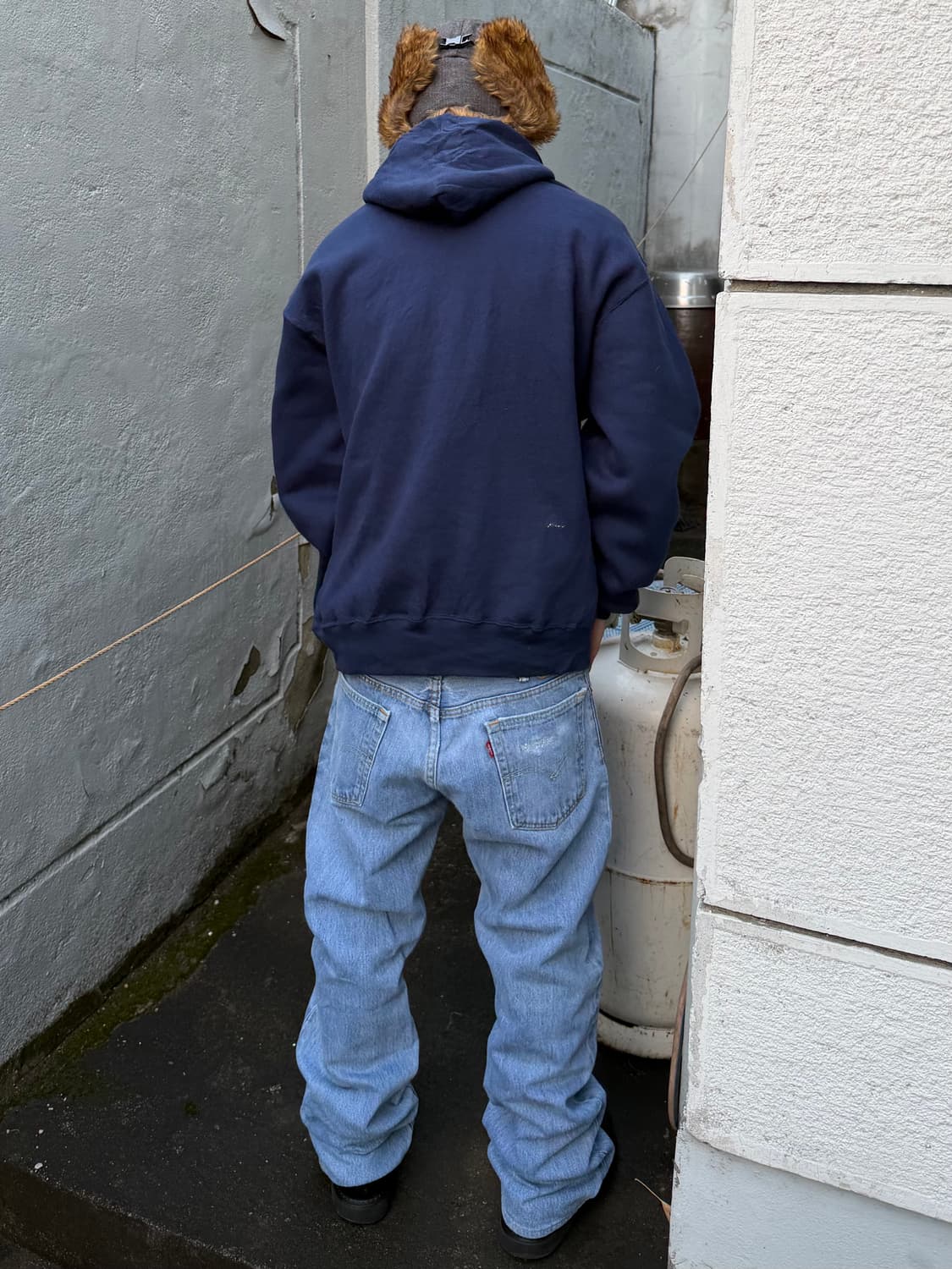 90‘s 러셀 후드티 상품이미지3