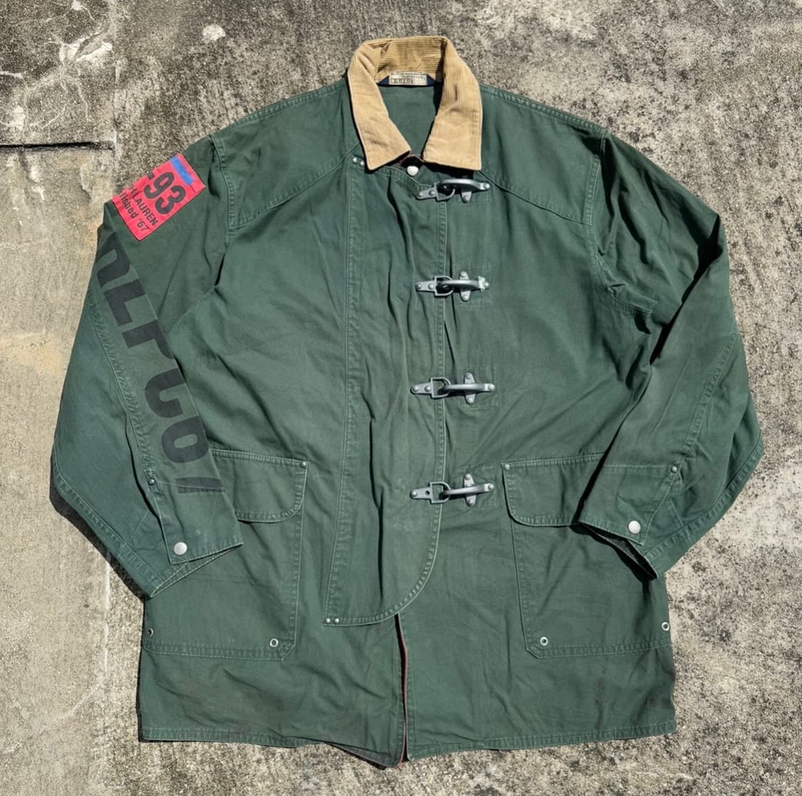 [M] 90s Polo 폴로 Made In USA 파이어맨 자켓 상품이미지1