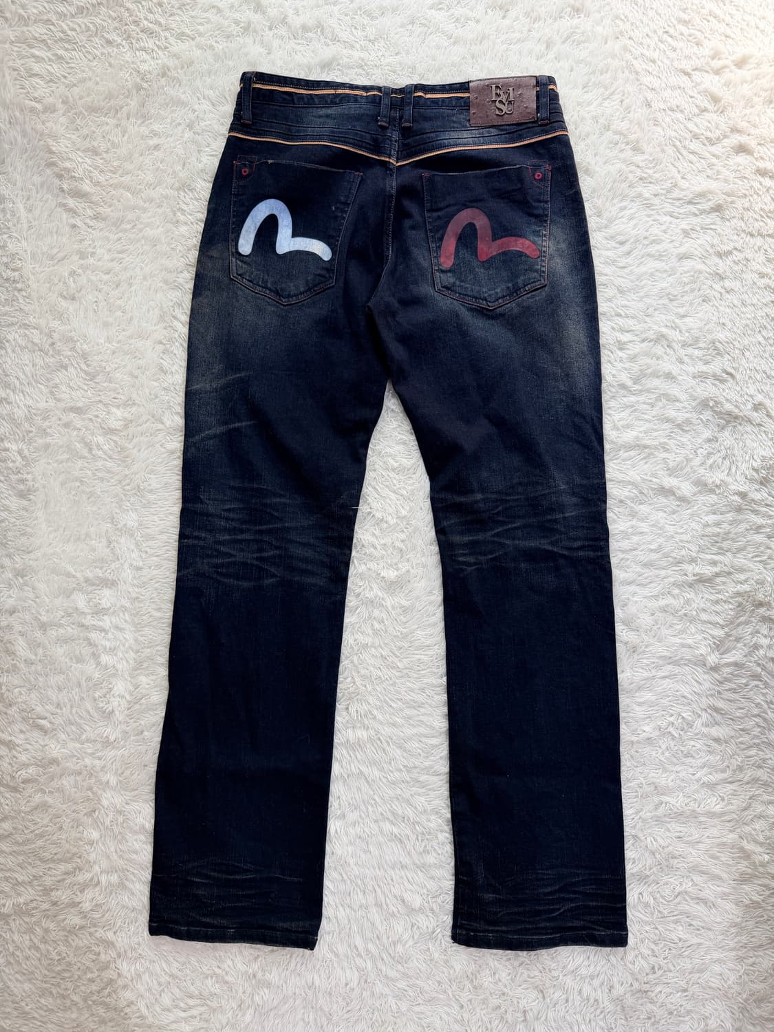 에비수 EVISU 페인트 데님 청바지  상품이미지3