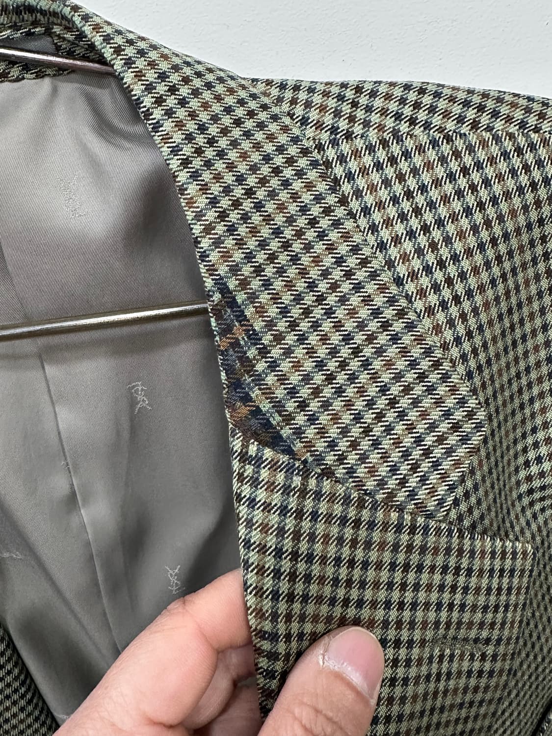 입생로랑 하운드체크 블레이저 상품이미지10